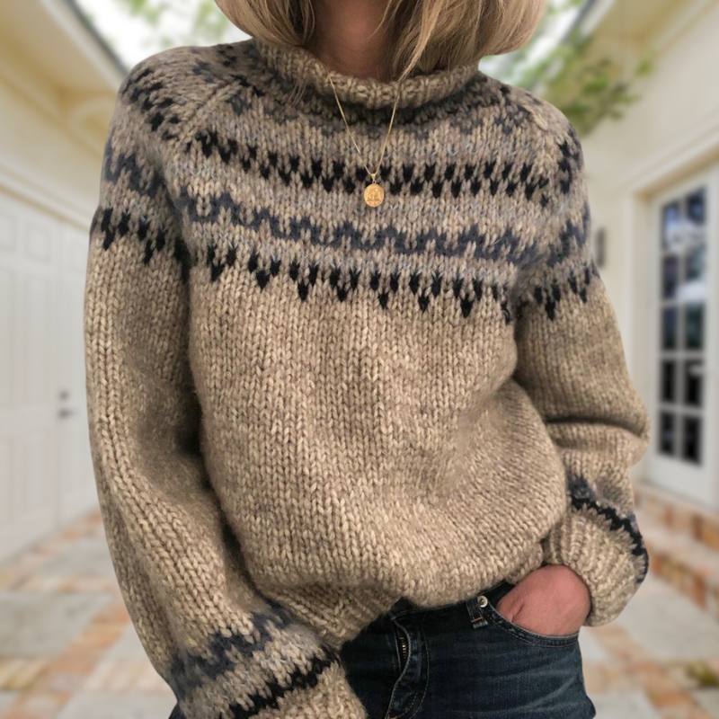 Layla | Cozy Retro-Sweater