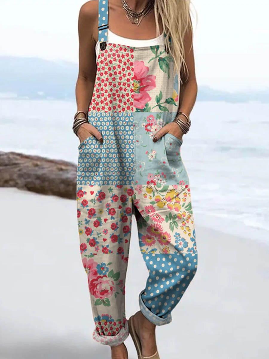 Frigg | Patchwork Blossom Jumpsuit