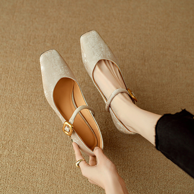 Nara Genuine Leather Heels