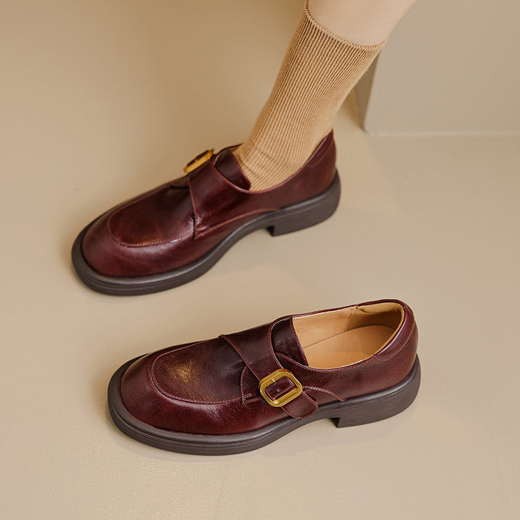 Vellé Genuine Leather Loafers