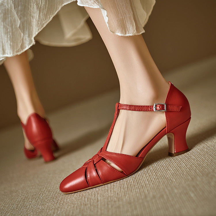 Romira Genuine Leather Heels