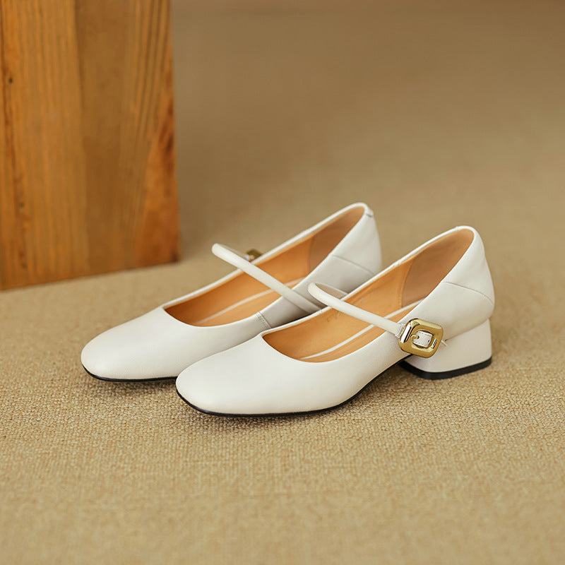 Vira Genuine Leather Heels