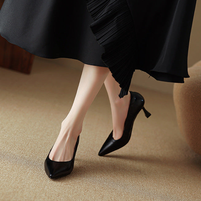 Aurel Genuine Leather Heels