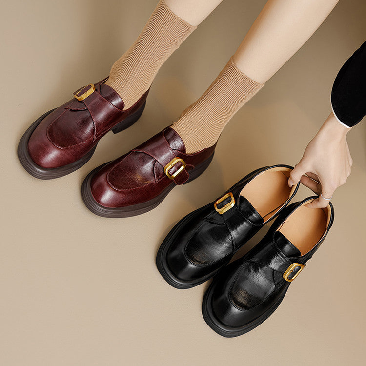 Vellé Genuine Leather Loafers