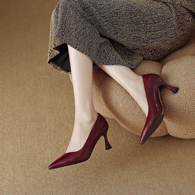 Aurel Genuine Leather Heels