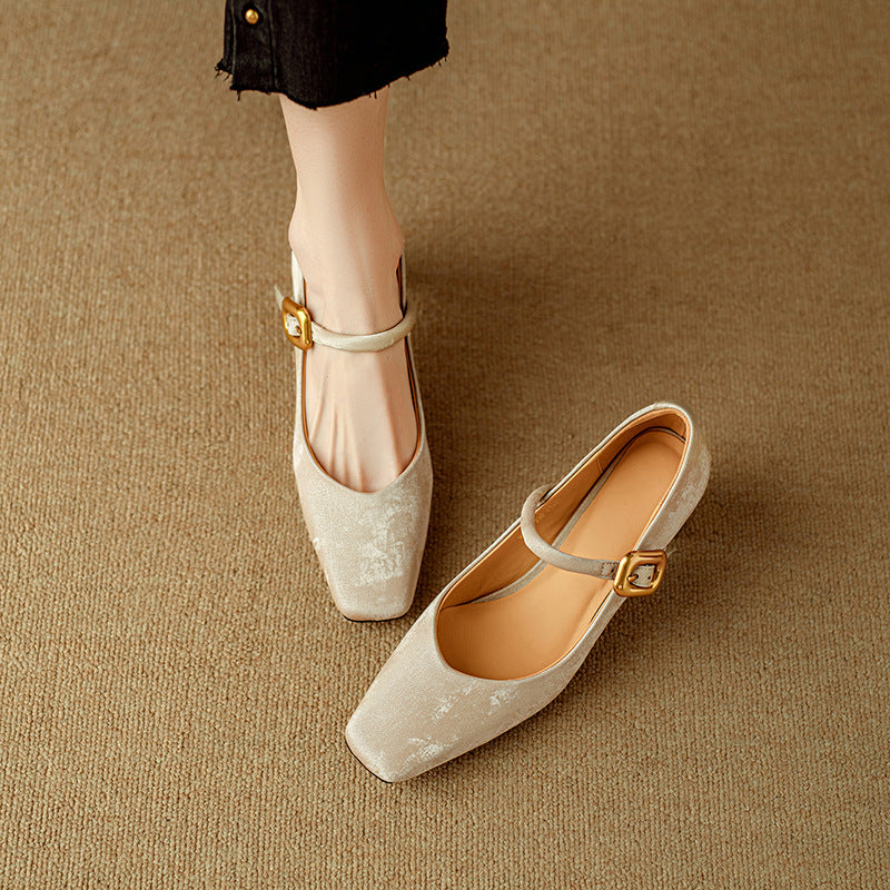 Nara Genuine Leather Heels