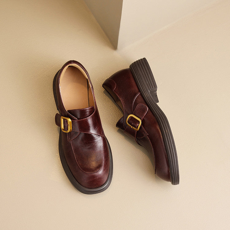 Vellé Genuine Leather Loafers
