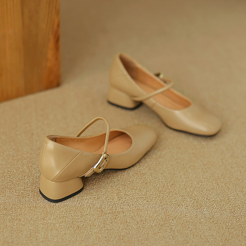 Vira Genuine Leather Heels