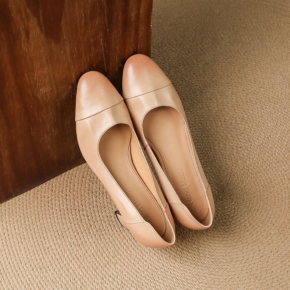 Estelle Genuine Leather Heels