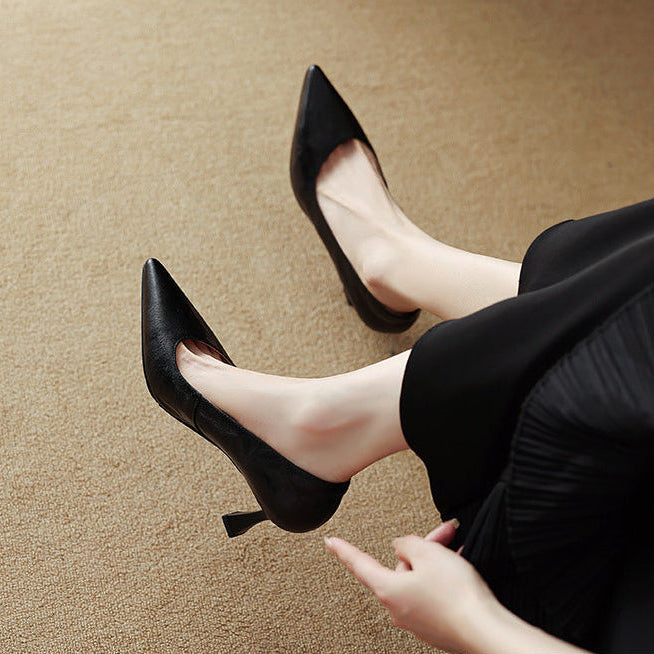 Aurel Genuine Leather Heels