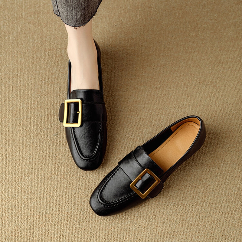 Lara Genuine Leather Loafers