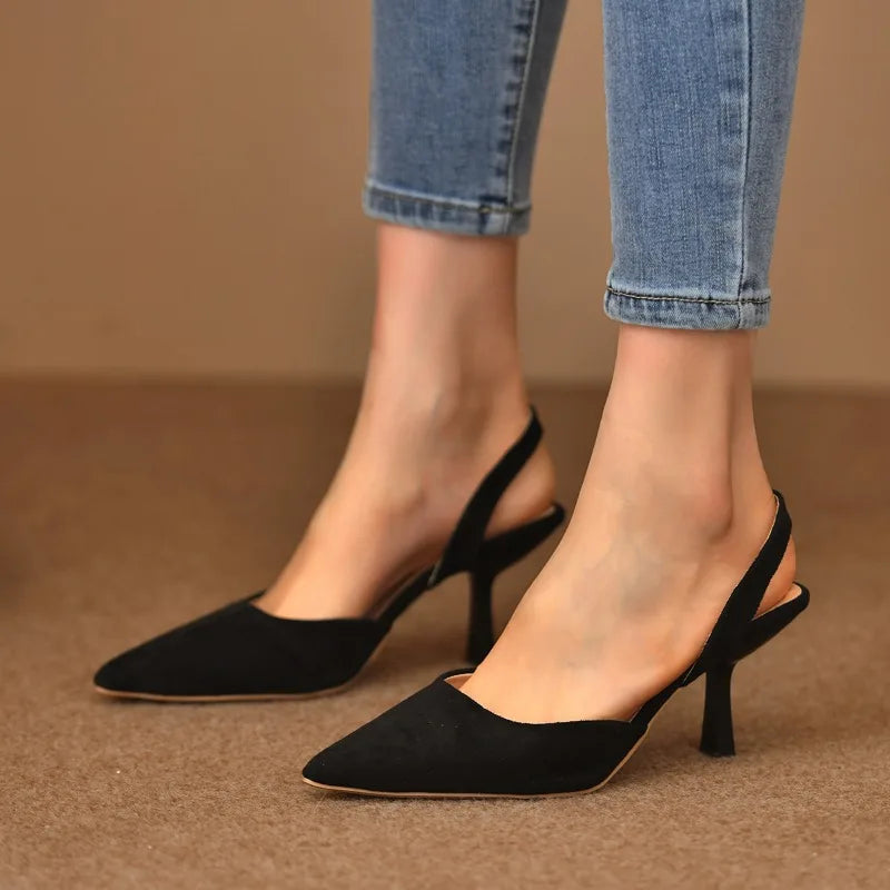 Verona Suede Slingback