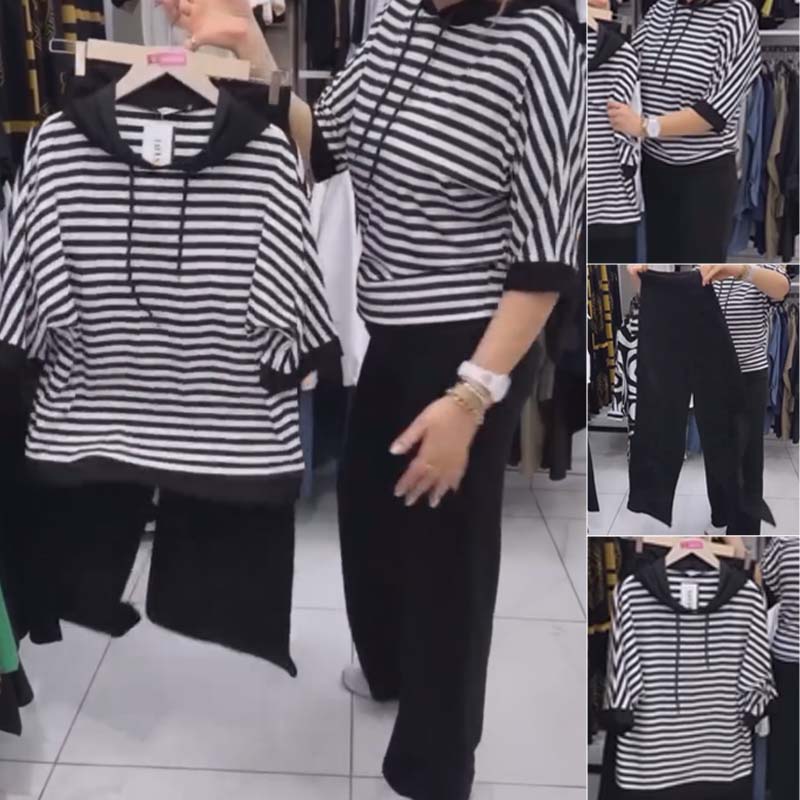 Janel | Modern Top | Pants Set